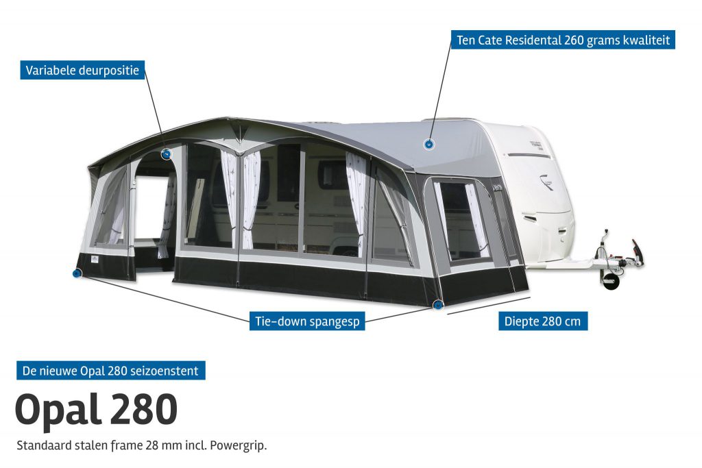 Opal 280 Brand Voortenten Brand Opal 280 Caravanvoortent